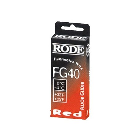 Fluorglider RODE FG40 - FLUOR GLIDER Rød 0°C...-4°C, 50gr